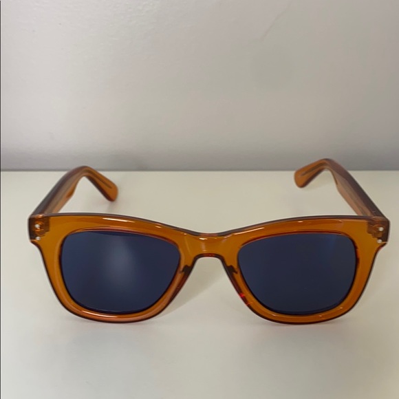 KOMONO sunglasses 🕶 New Allen Tangerine Orange Blue wayfarer - Picture 6 of 13